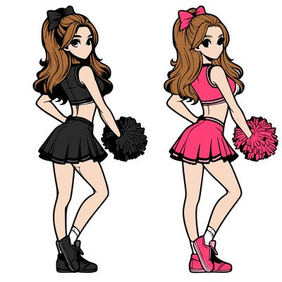 realistic cheerleader