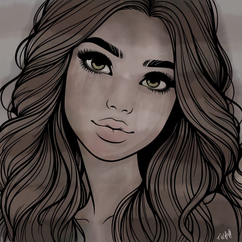 beautiful realistic girl