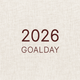 Goalday - 2026 Planner