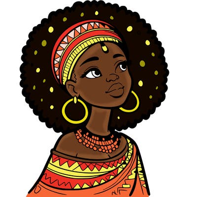 african woman