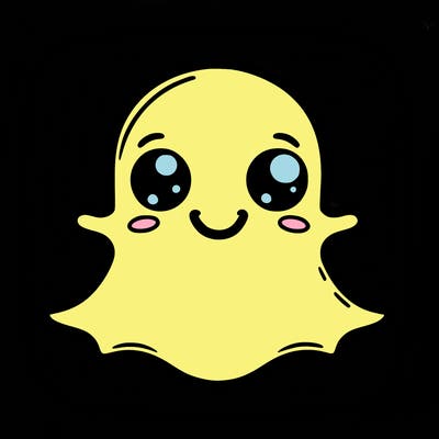the real snapchat logo