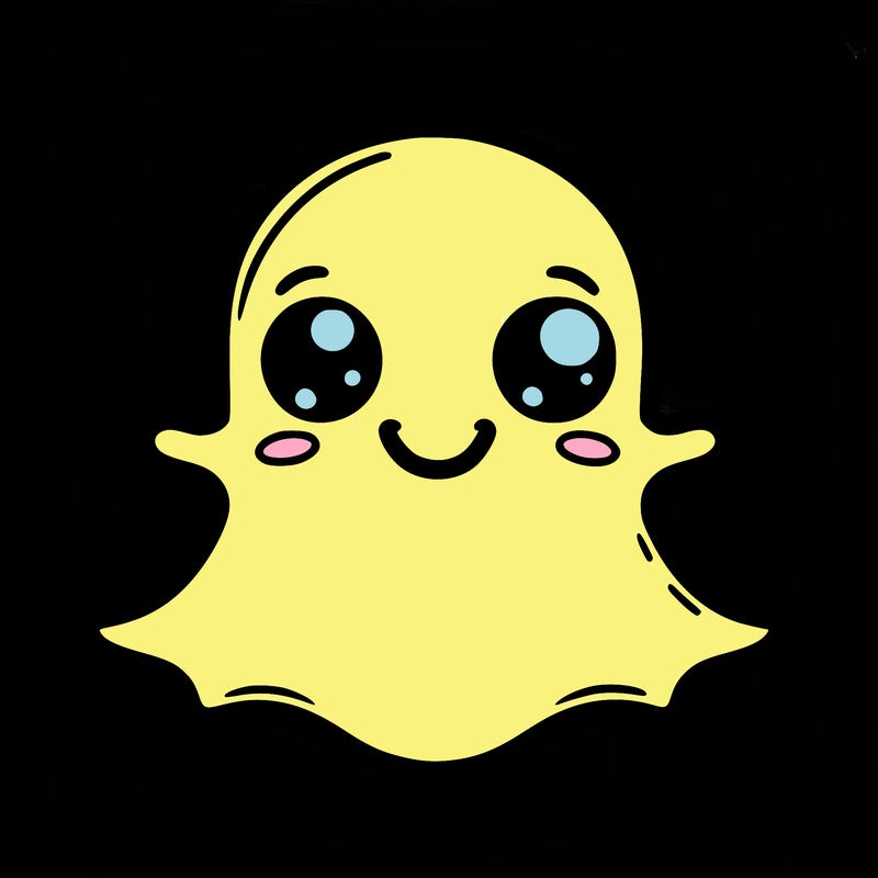 the real snapchat logo