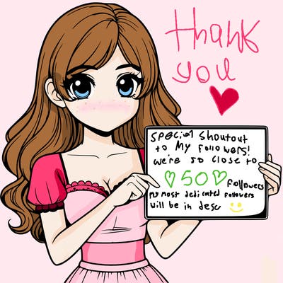 realistic pretty girl holding blank sign