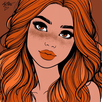 beautiful realistic girl