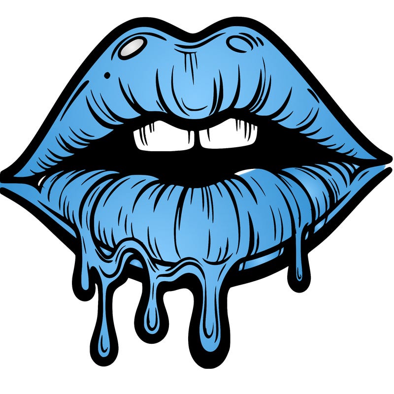 lips that look realistic and drip