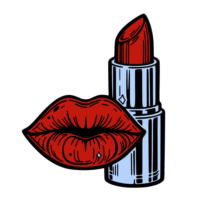 lips and lipstick