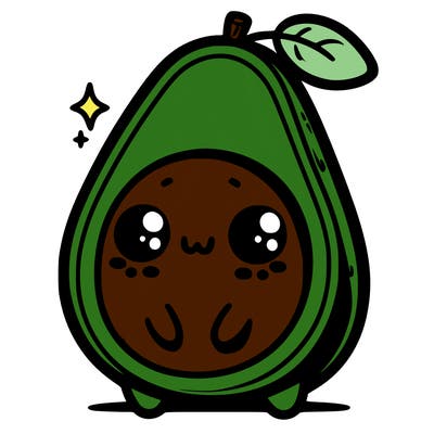 cute avocado