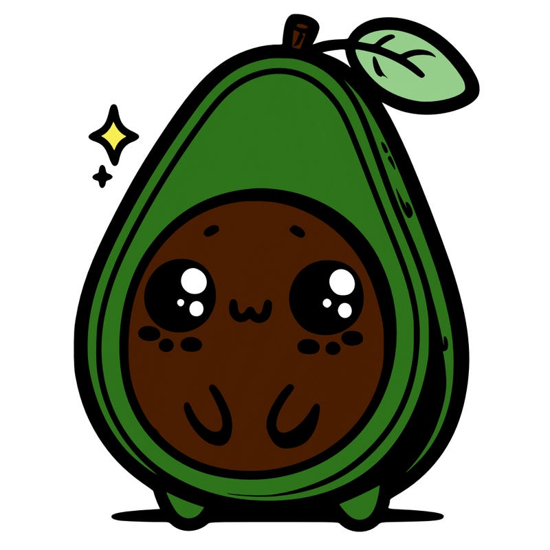 cute avocado