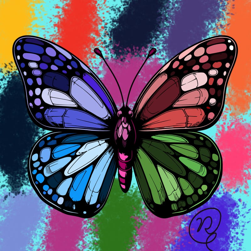 butter fly realistic