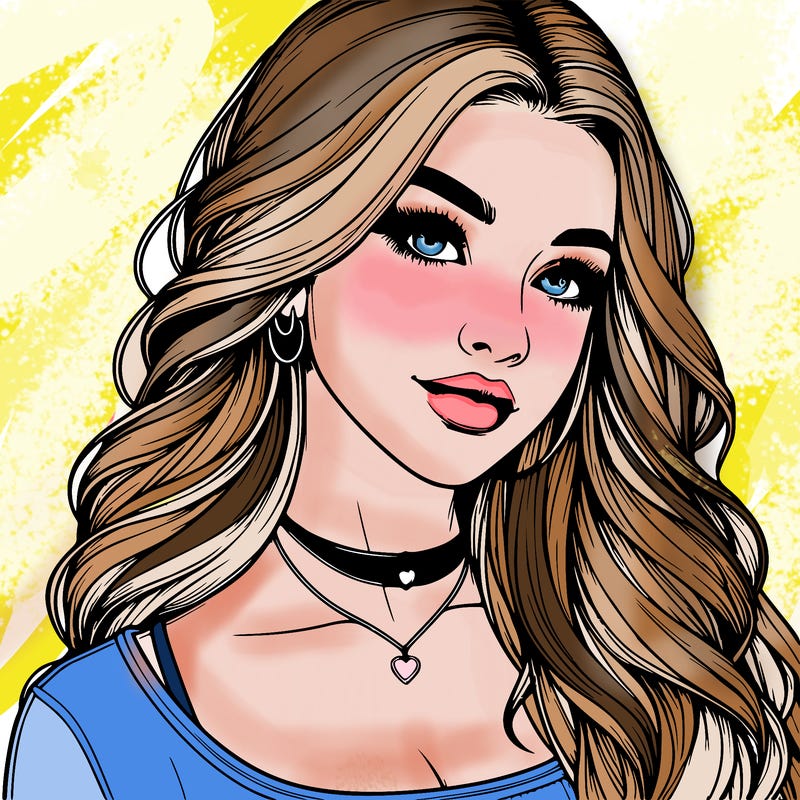 detailed realistic girl