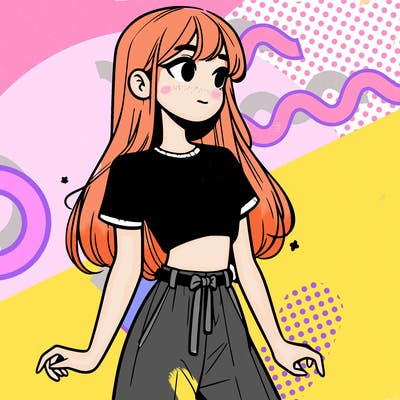 girl in a cute crop top