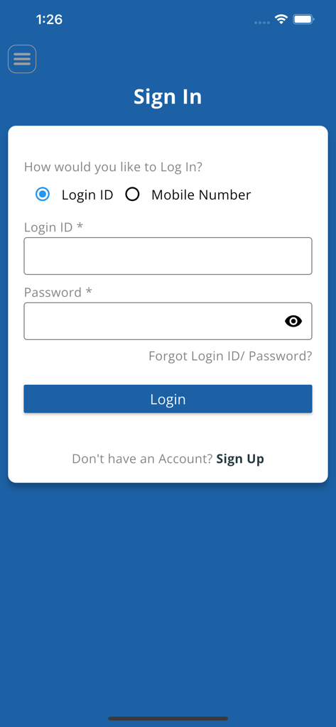 UFirst Perodua Passport - UFirst Perodua Passport 모바일 앱 로그인 화면
