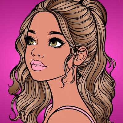 beautiful realistic girl