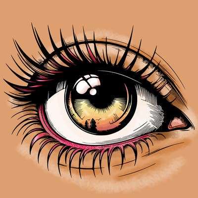 realistic eye