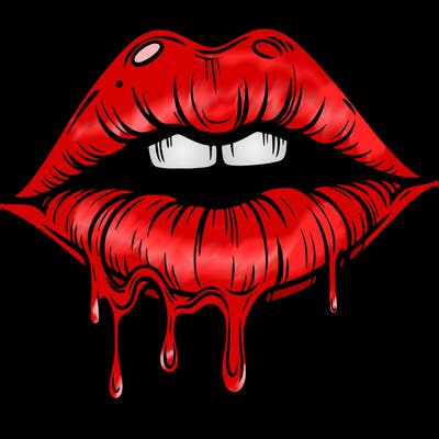 lips that look realistic and drip