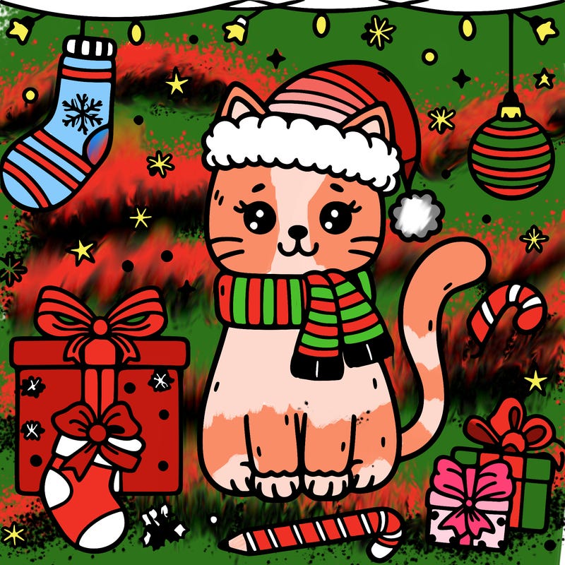 christmas cat