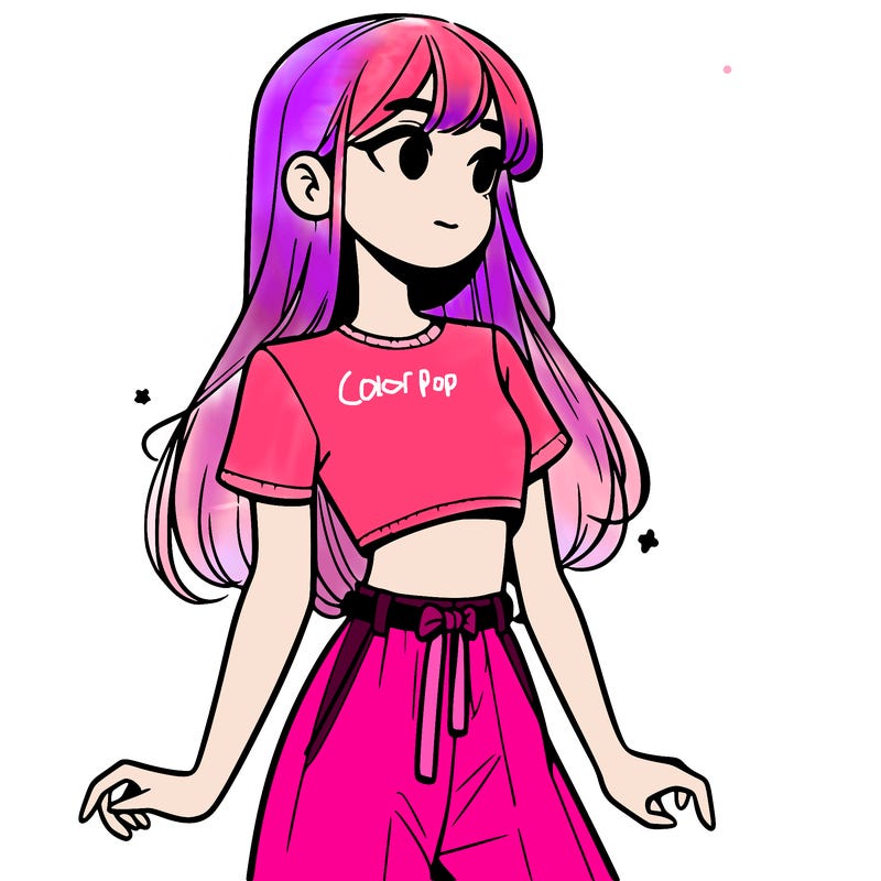 girl in a cute crop top