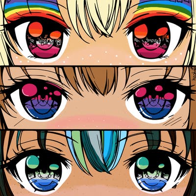 anime eyes