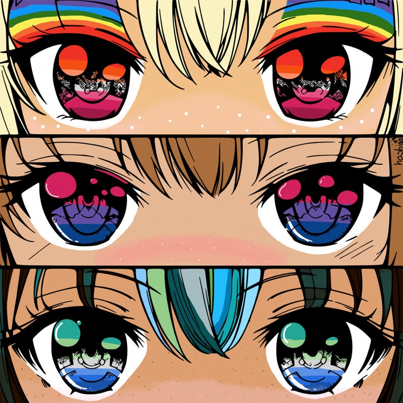 anime eyes