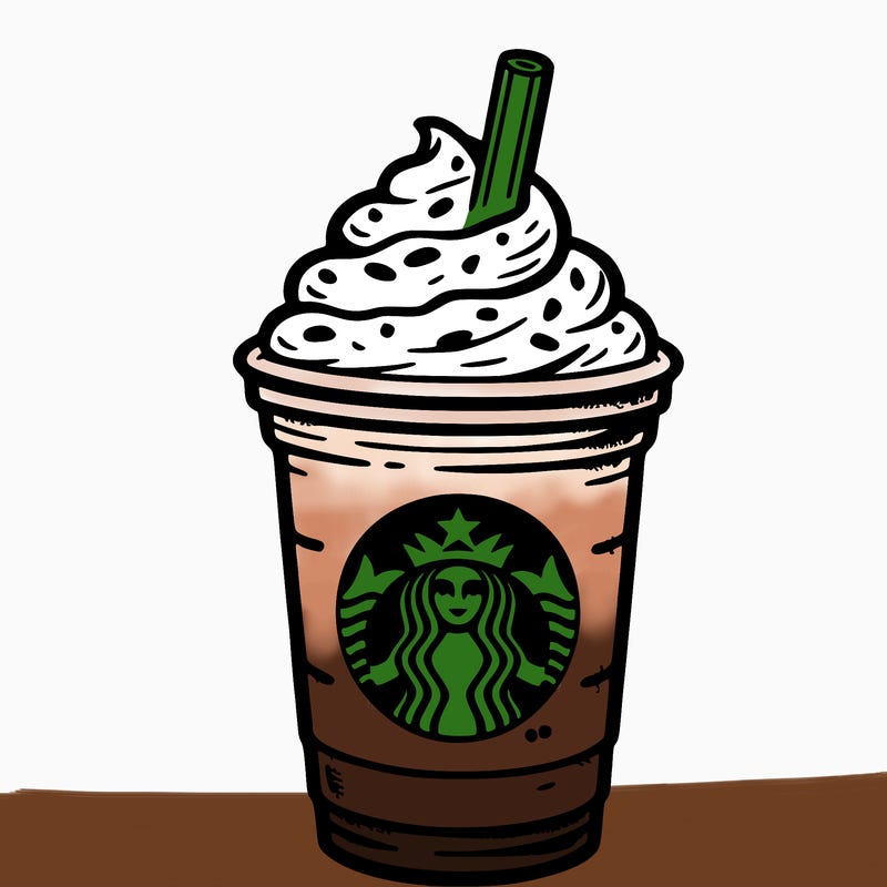 starbucks, frappuccino