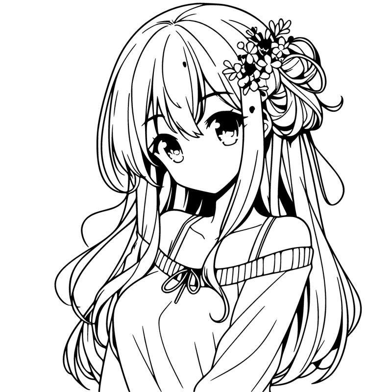 beautiful anime girl