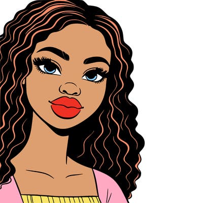 beautiful black woman