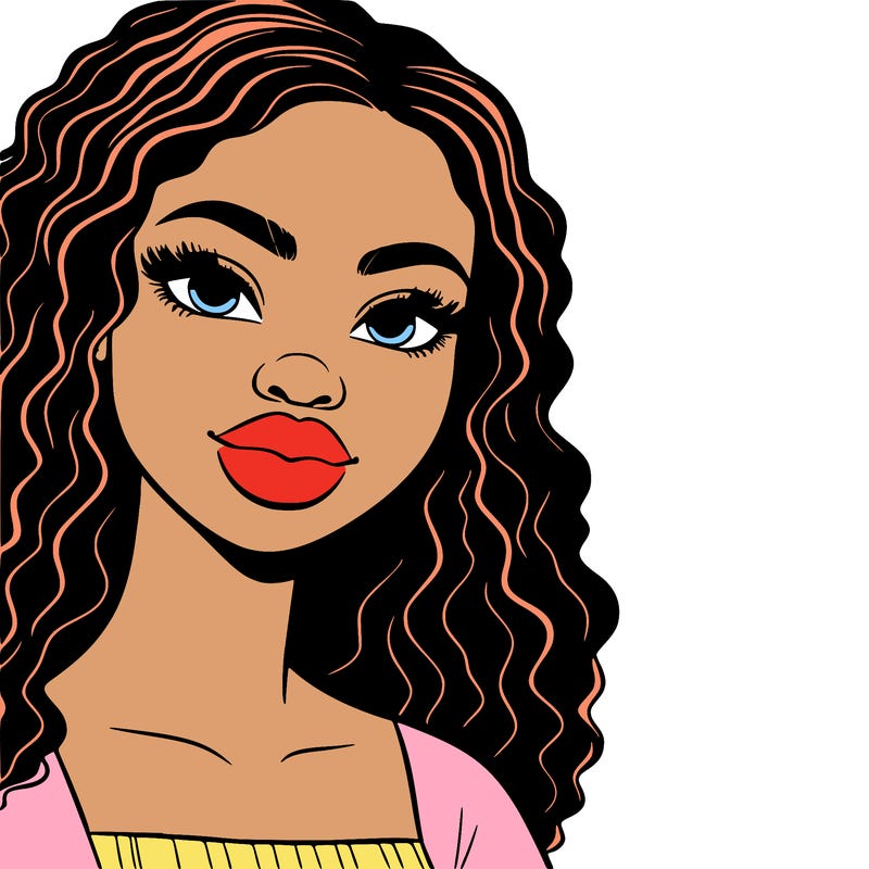 beautiful black woman