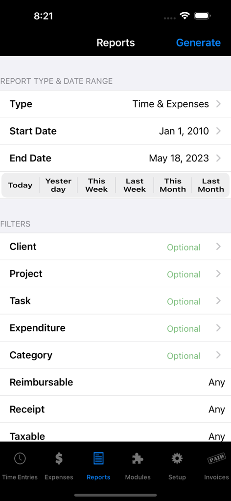 Time Master + Billing - Business App | MWM