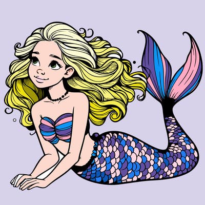 a realistic mermaid