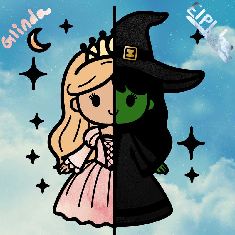 split princess and witch