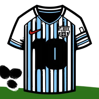 barcelona jersey number 10
