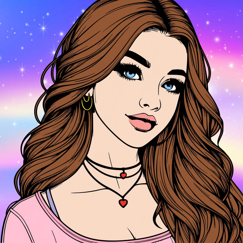 detailed realistic girl