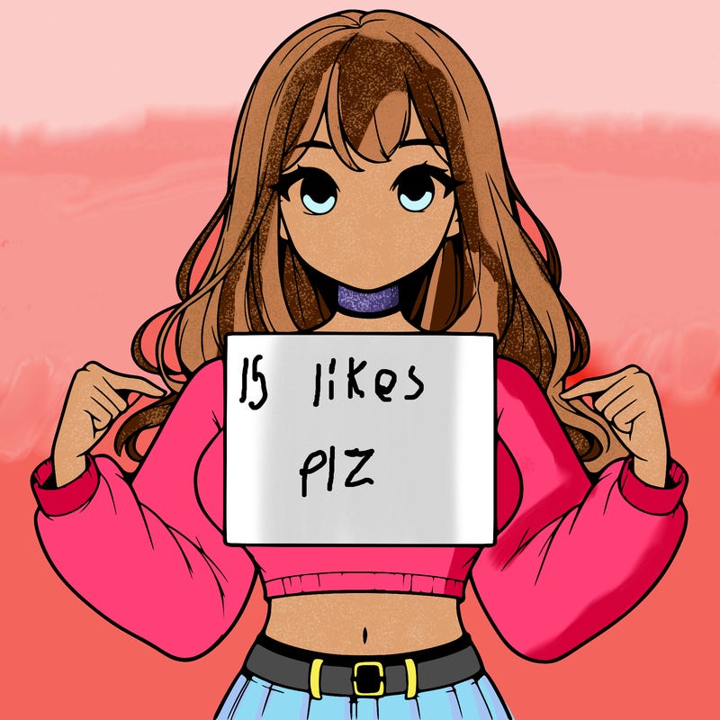 girl holding a blank sign in a long sleeve crop top