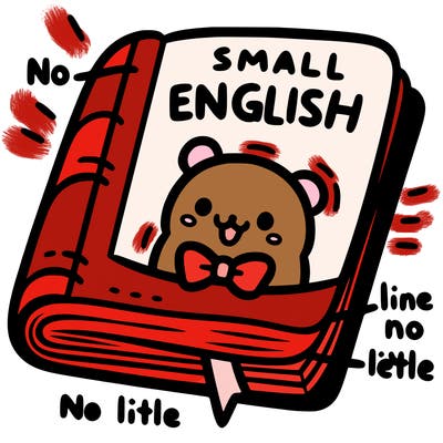 a small english book