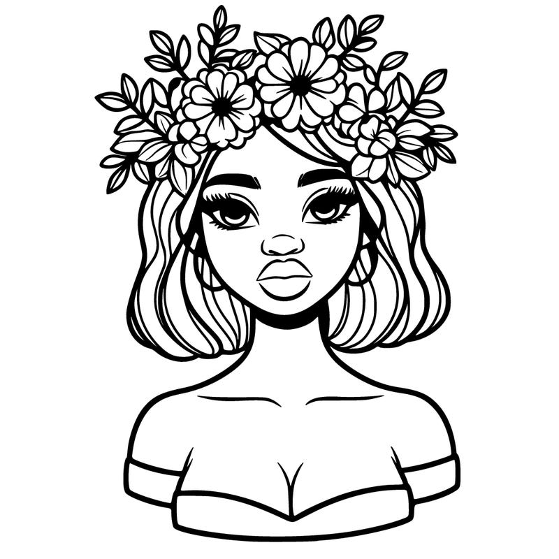 beautiful black people woman pretty girl