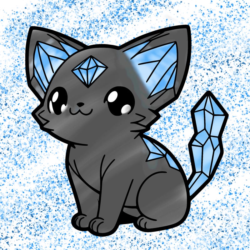 crystal kitten