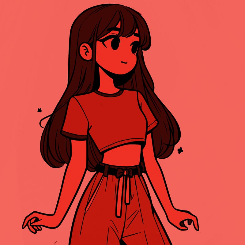 girl in a cute crop top