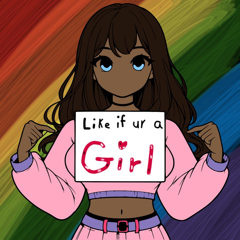 girl holding a blank sign in a long sleeve crop top