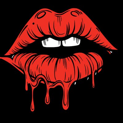 lips that look realistic and drip