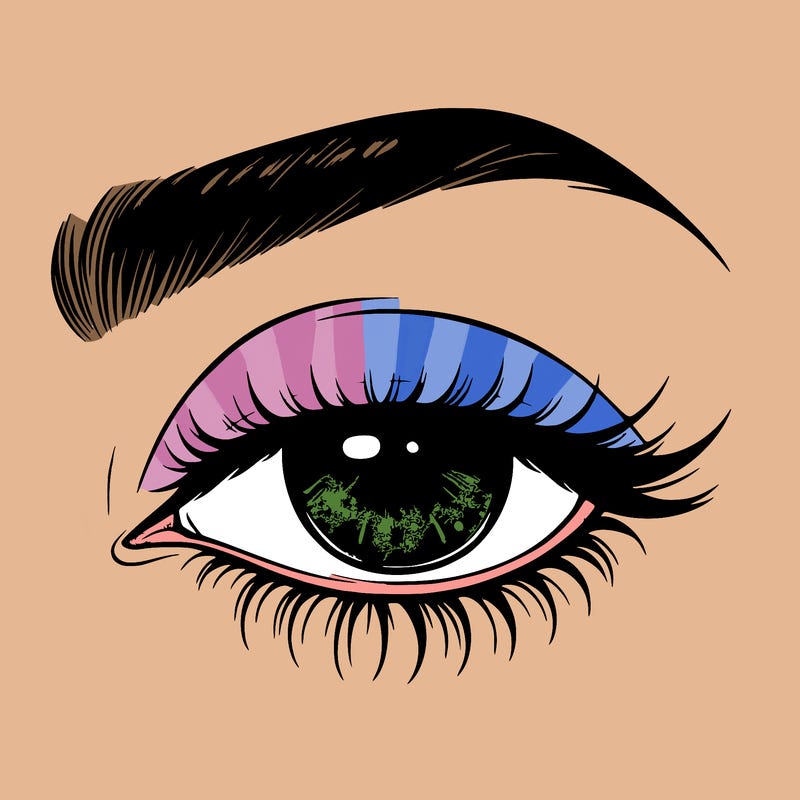 eye closed realistic