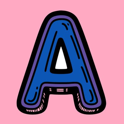 the letter a