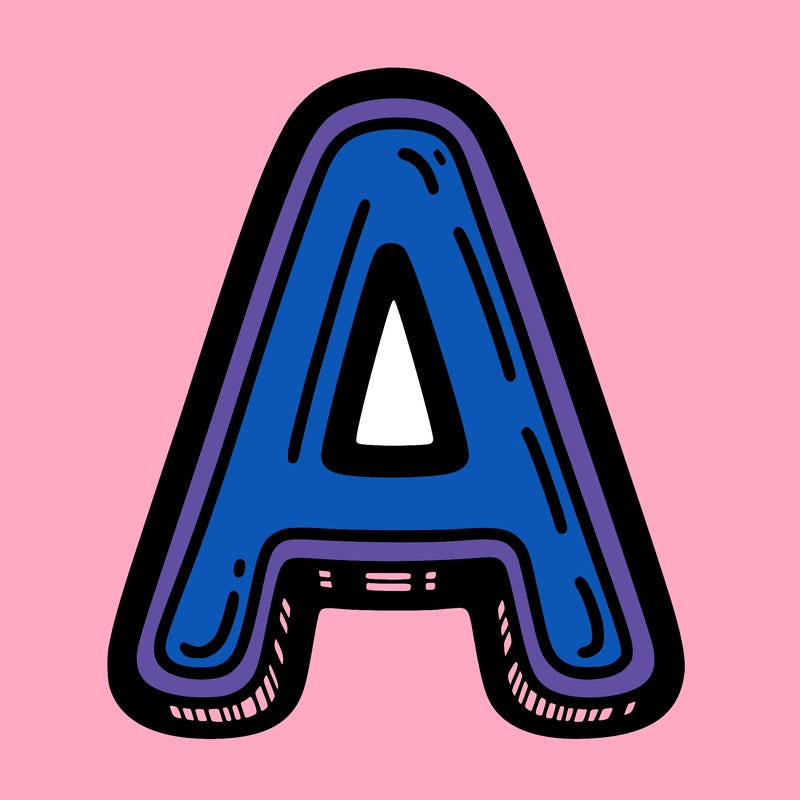 the letter a