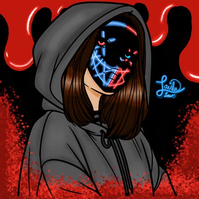 a realistic girl in a hoodie