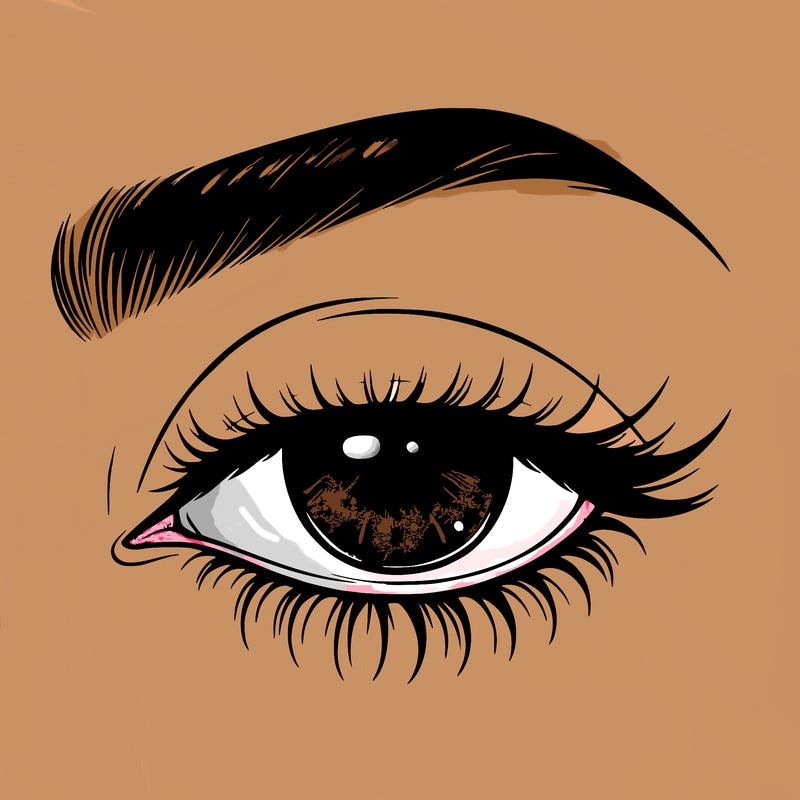 eye closed realistic