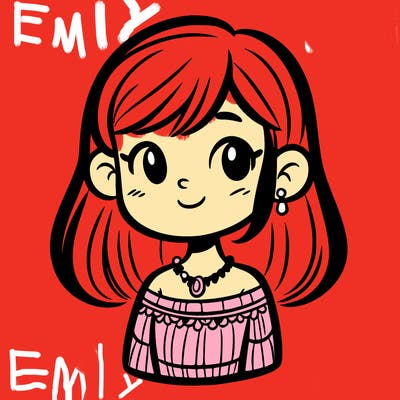 a girl with a necklace