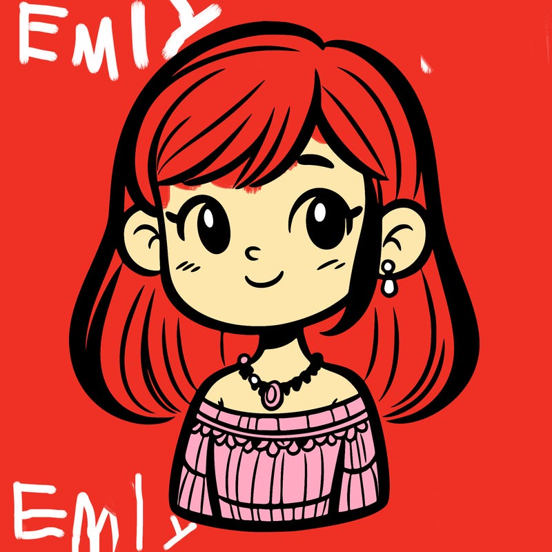 a girl with a necklace