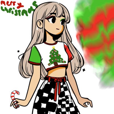 girl in a cute crop top