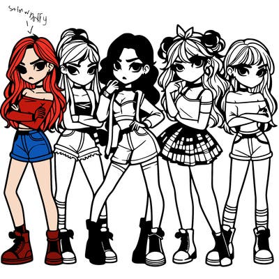 realistic baddie girls