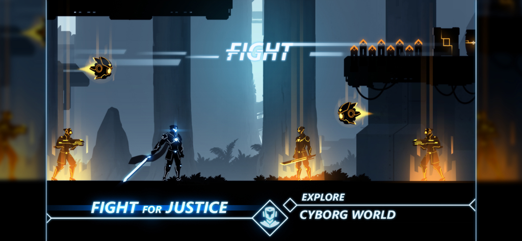 Overdrive Ninja Shadow - Overdrive Ninja Shadowアクションプラットフォーマーで敵と戦うサイボーグヒーロー