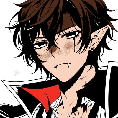 hot vampire anime guy